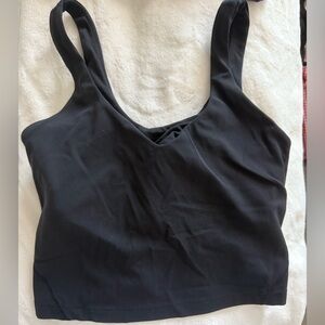 lululemon black align tank size 8